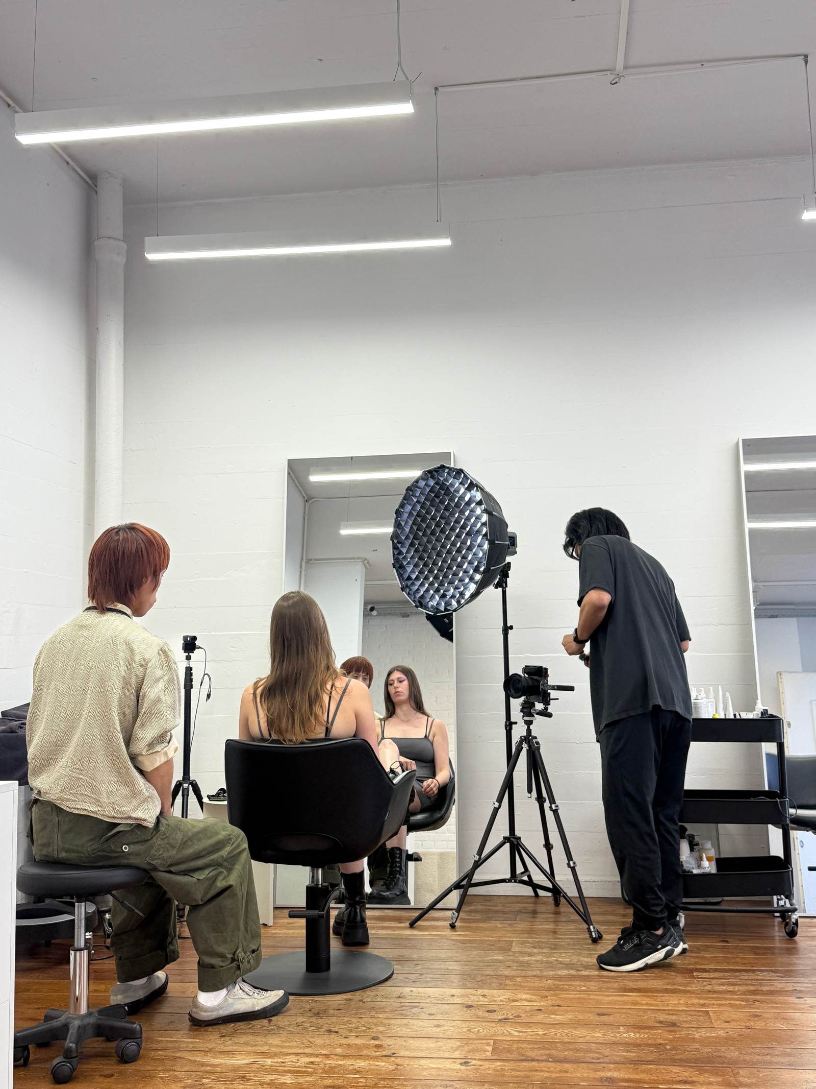 Behind the scenes content day
