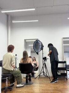 Behind the scenes content day